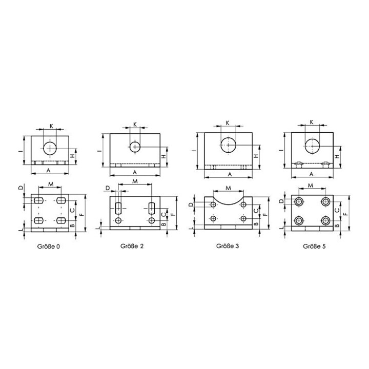 Andreas Maier Pied d'angle 6843NI Taille 5 Acier inoxydable anti-rouille