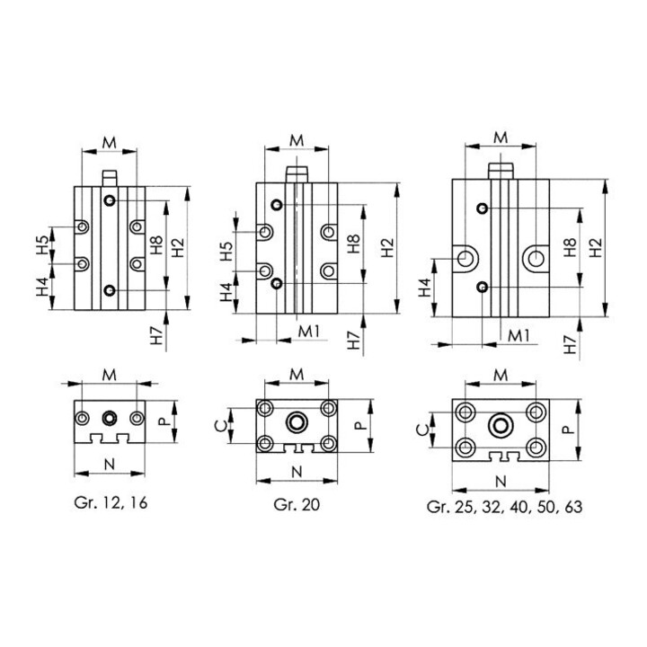 Andreas Maier Pneuma Schwenkspanner Blockversion Gr. 12