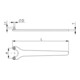 Andreas Maier Schroevendraaier met dubbele moer 20 x 4mm DIN 3116A