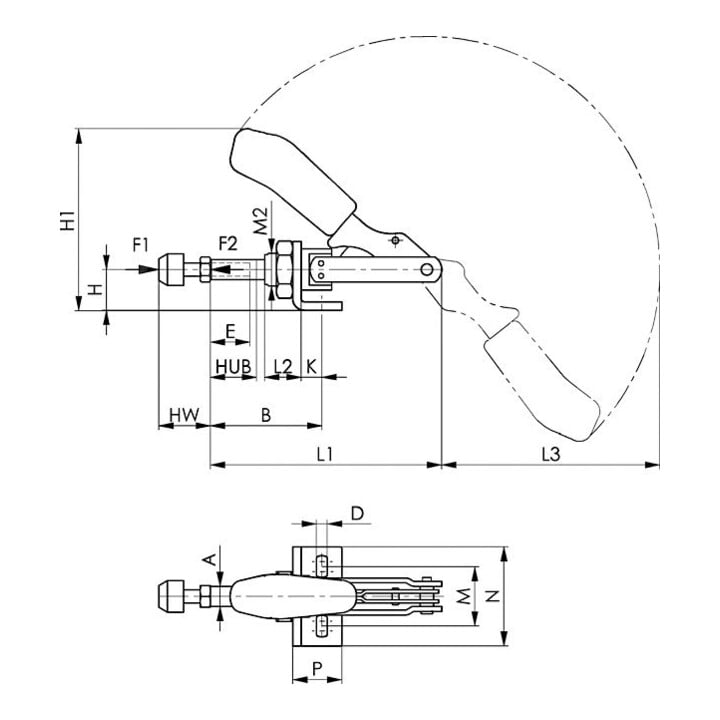 Andreas Maier Schubstangenspanner 6841B Gr. 1
