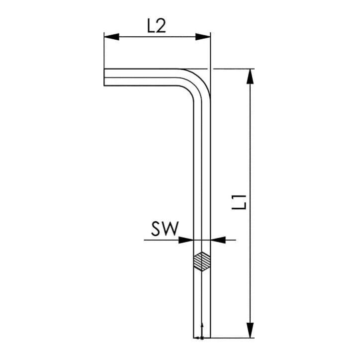 ANDREAS MAIER Sechskantschraubendreher ISO2936C SW 32mm