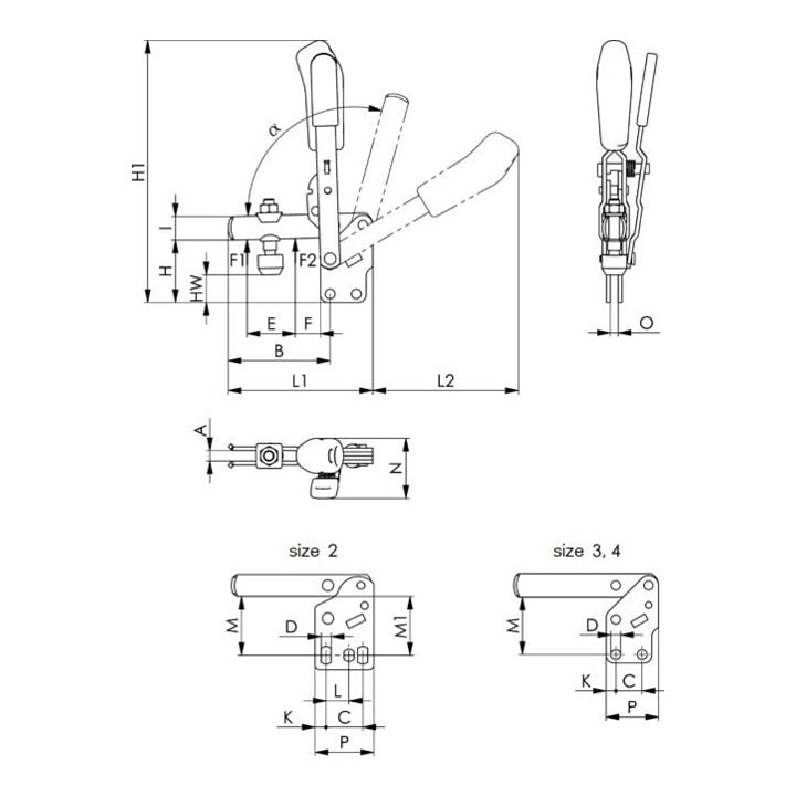 Andreas Maier Senkrechtspanner Sicherheitsverriegelung Gr.4