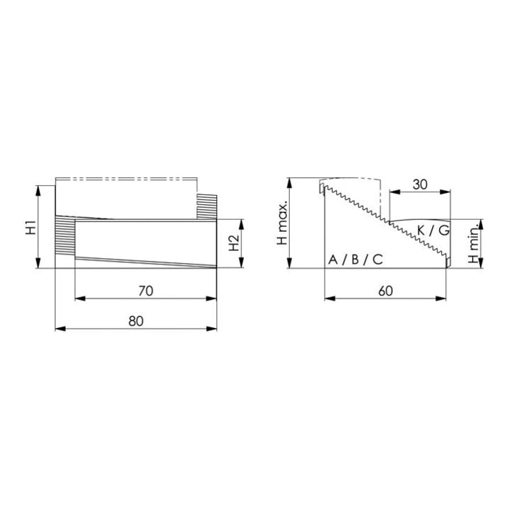 Andreas Maier Spannunterlage stufenlos verstellb6326C