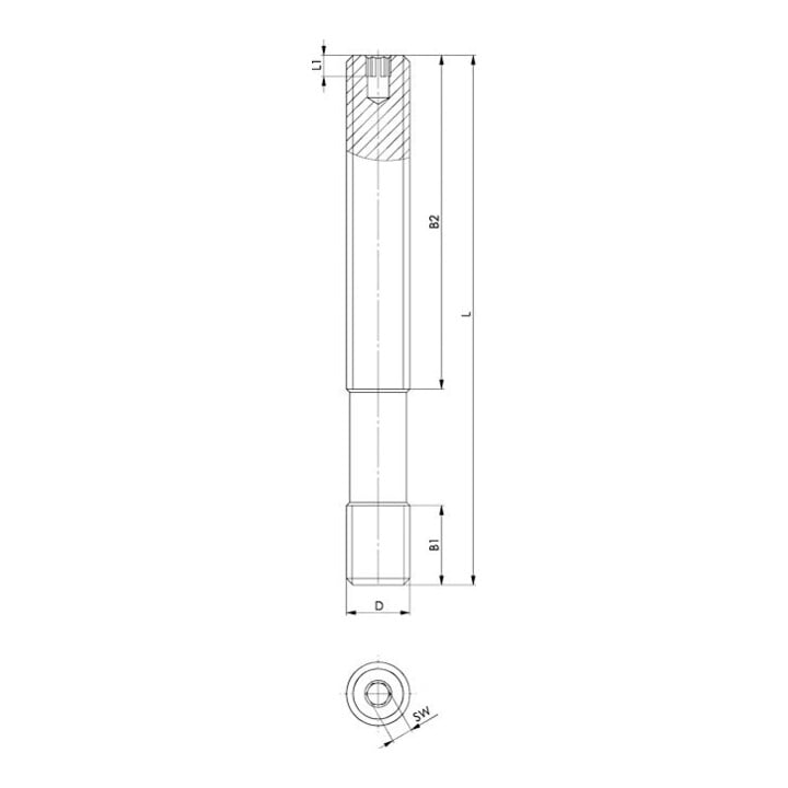 Andreas Maier Stiftschraube M12x100 10.9