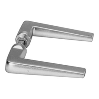 Andreas Maier Türdrücker 465 L-Form silberfarbig kantig 8mm Vierkant