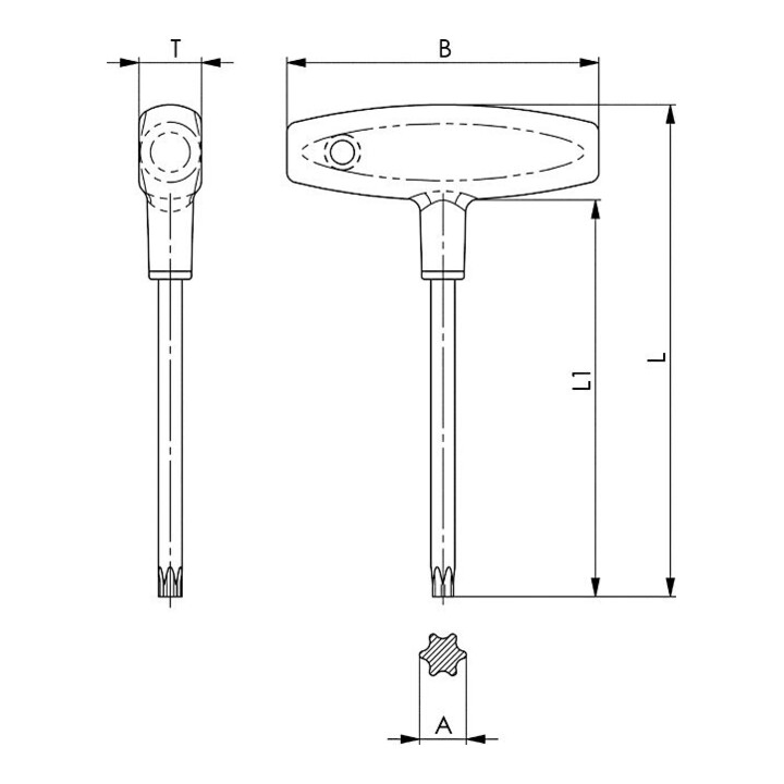 Andreas Maier TX-schroevendraaier 907QT 30 x 100 mm