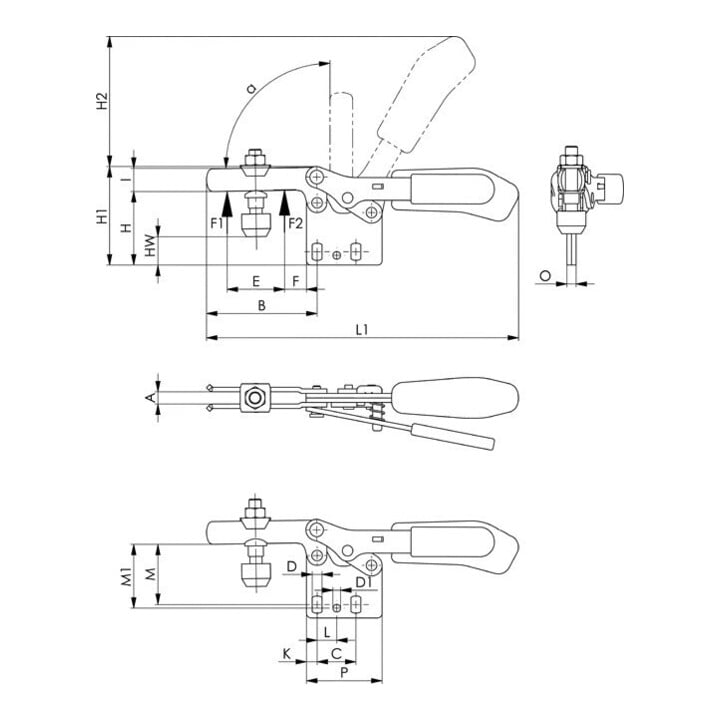 Andreas Maier Waagrechtspanner Sicherheitsverriegelung Gr. 3