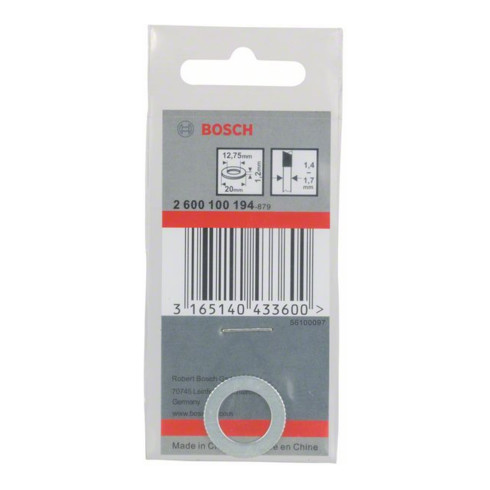 Bosch Anello di riduzione per lame circolari, 20x12,75x1,2mm