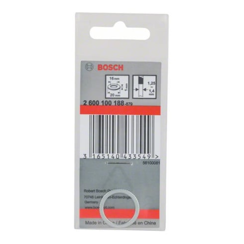 Bosch Anello di riduzione per lame circolari, 20x16x1mm