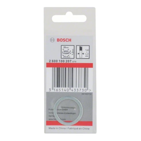 Bosch Anello di riduzione per lame circolari, 25,4x20x1,2mm