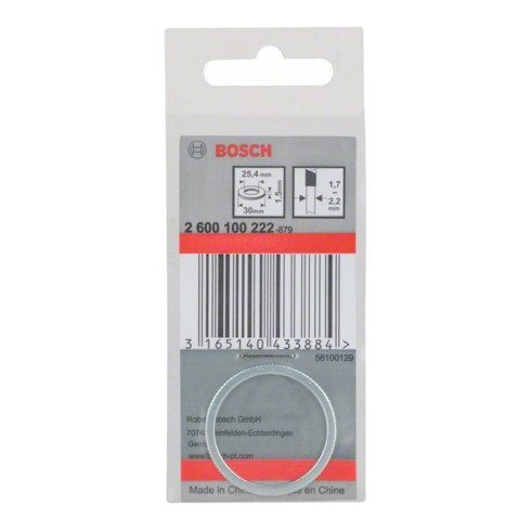 Bosch Anello di riduzione per lame circolari, 30x25,4x1,5mm