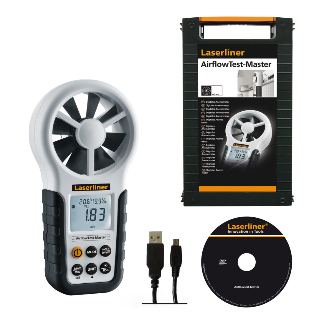 Anémomètre professionnel Laserliner AirflowTest-Master