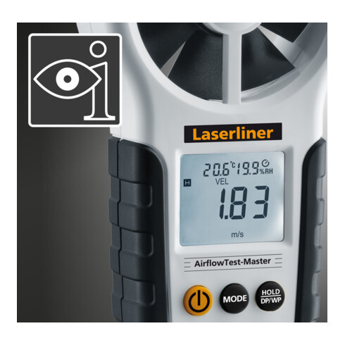 Anémomètre professionnel Laserliner AirflowTest-Master