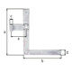 Angle de fenêtreb.L.250 x 200mm B.30mm S.3mm S.3mm STA galv.jaune galvanisé L ger.-1