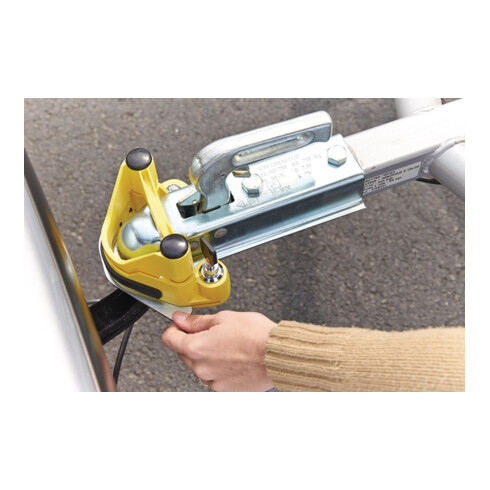 Anhänger-Diebstahlsicherung Stahl,pulv.L225xB200xH110mm SB Verpackung