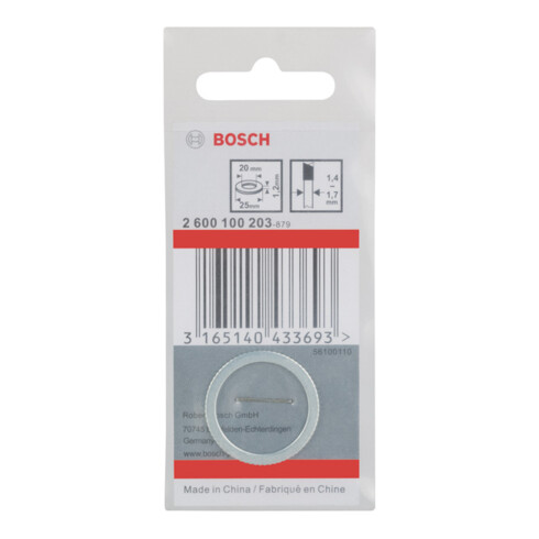 Anneau réducteur Bosch pour lames de scie circulaire 25 x 20 x 1,2 mm