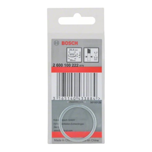 Anneau réducteur Bosch pour lames de scie circulaire 30 x 25,4 x 1,5 mm