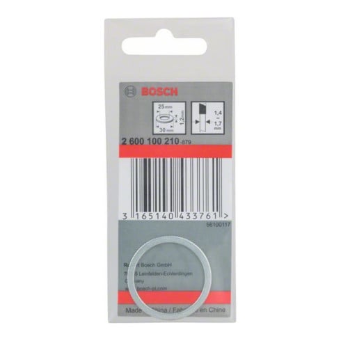 Anneau réducteur Bosch pour lames de scie circulaire 30 x 25 x 1,2 mm