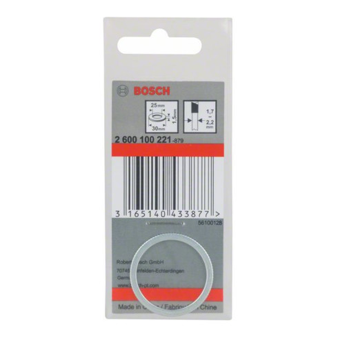 Anneau réducteur Bosch pour lames de scie circulaire 30 x 25 x 1,5 mm