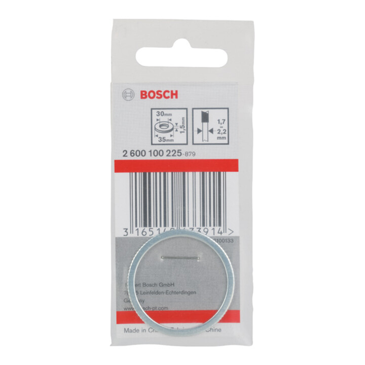 Anneau réducteur Bosch pour lames de scie circulaire 35 x 30 x 1,5 mm