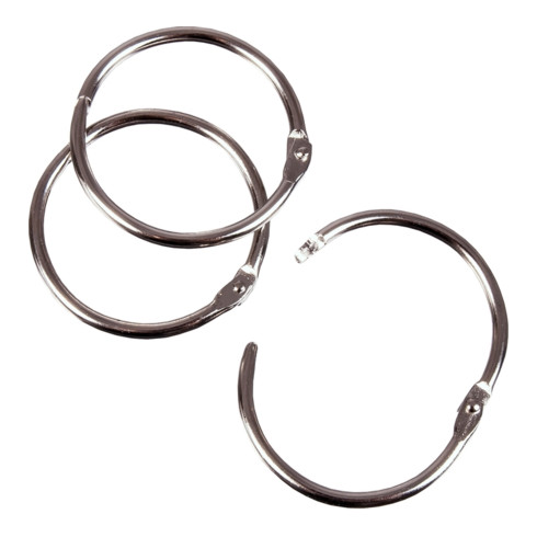 Anneaux pliables en métal Eichner anneaux stables à coller 25 mm