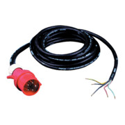 Anschlussleitung H07RN-F 5x4 mm² 5m m.CEE Stecker schwarz f.Innen/Außen-1