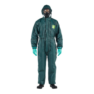 ANSELL Beschermingsoverall type 3/4/5 AlphaTec 4000, groen, Uniseks-maat: XL