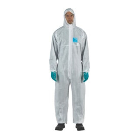 Ansell beschermende overall MICROGARD® 1500 PLUS wit cat. III 1 stuk.