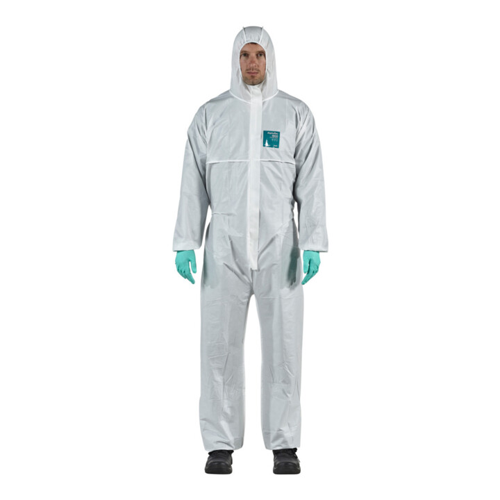 ANSELL Beschermingsoverall type 5/6 AlphaTec 1800, wit, Uniseks-maat: 2XL