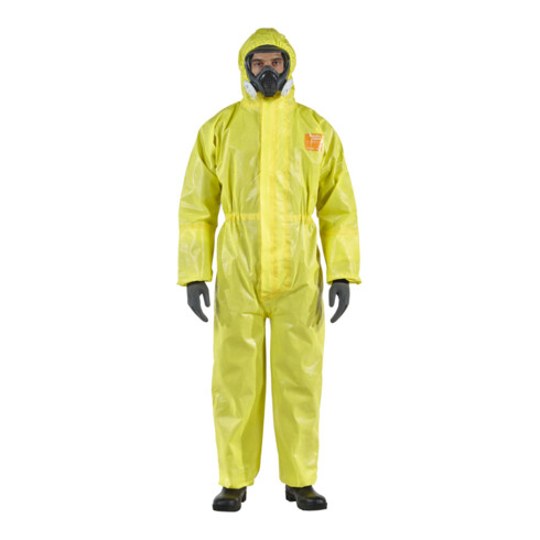 Ansell Combinaison de protection Type 3/4/5 AlphaTec 3000, jaune, taille unisexe XL