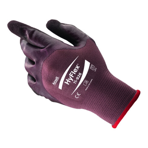 Ansell Gant HyFlex 11-926, violet, 3/4, T.8