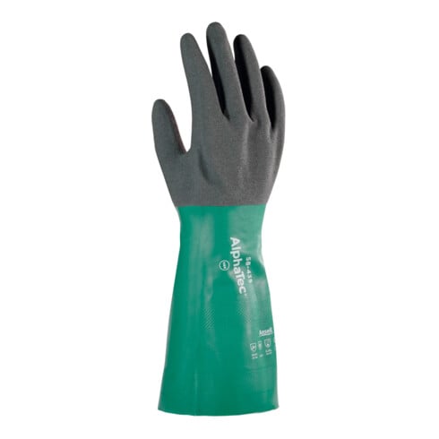 ANSELL Handschoen voor bescherming tegen chemicaliën, paar AlphaTec 58-435, Handschoenmaat: 10