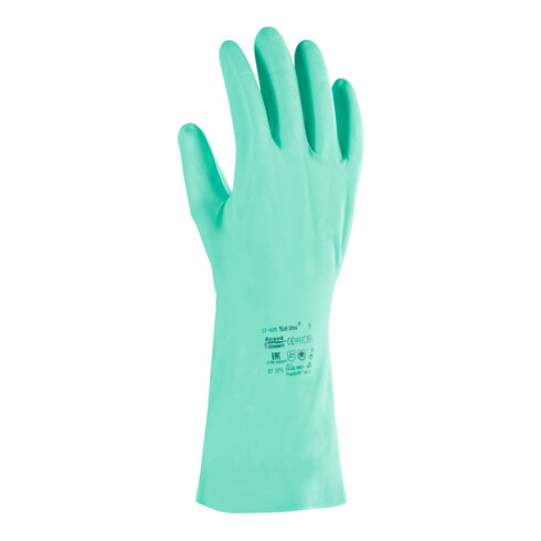 ANSELL Handschoen voor bescherming tegen chemicaliën, paar AlphaTec Solvex 37-675, Handschoenmaat: 10