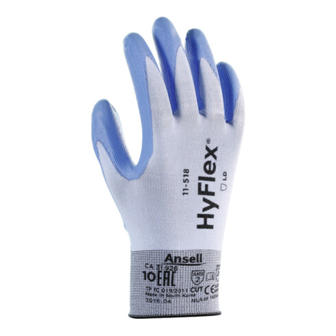 ANSELL Handschoenen, paar HyFlex 11-518, Handschoenmaat: 10