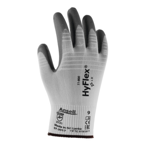 ANSELL Handschoenen, paar HyFlex 11-800, Handschoenmaat: 10