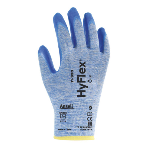 ANSELL Handschoenen, paar HyFlex 11-920, Handschoenmaat: 7