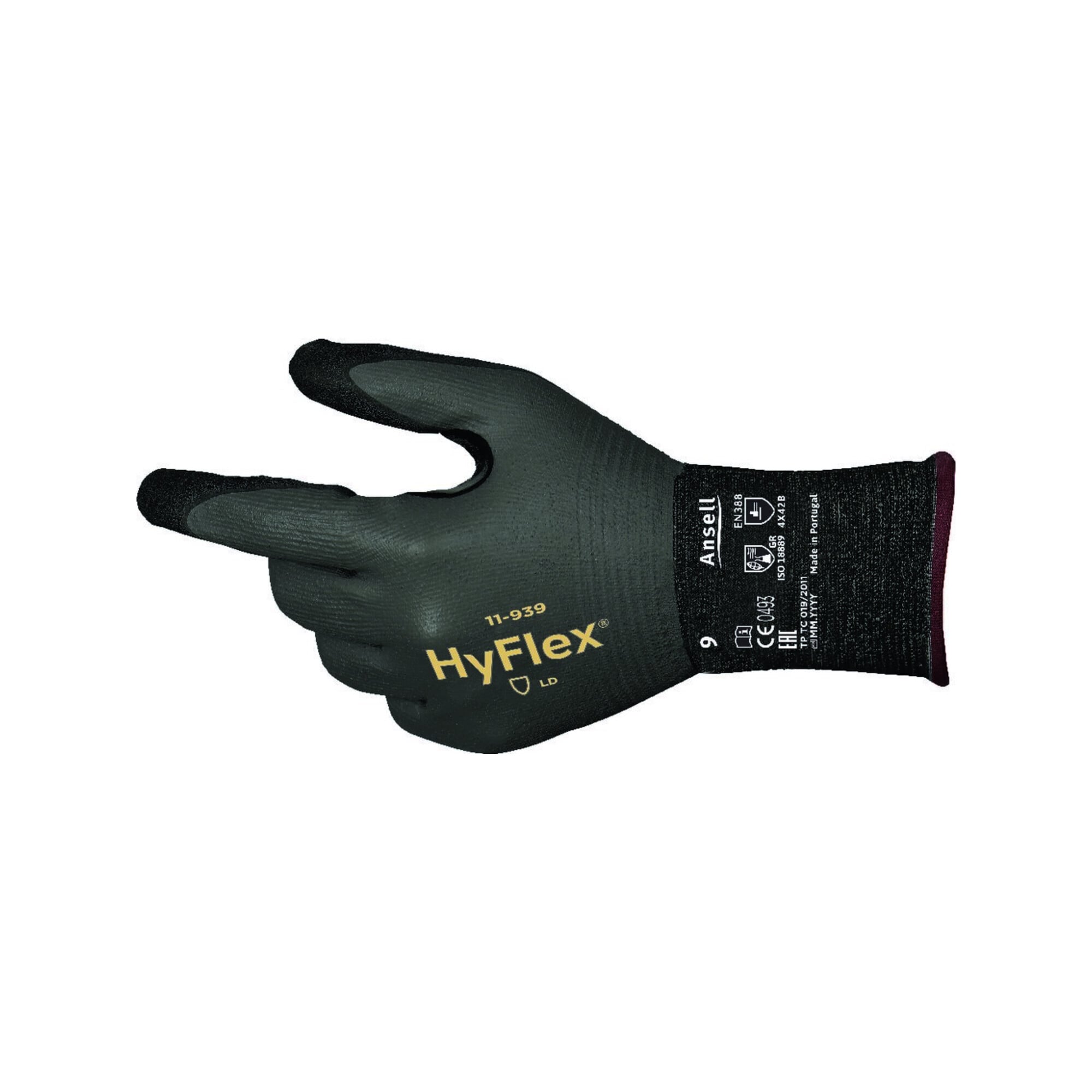 Ansell Handschuh Hyflex 11-939 Gr. 9 ; Ansell Health Care