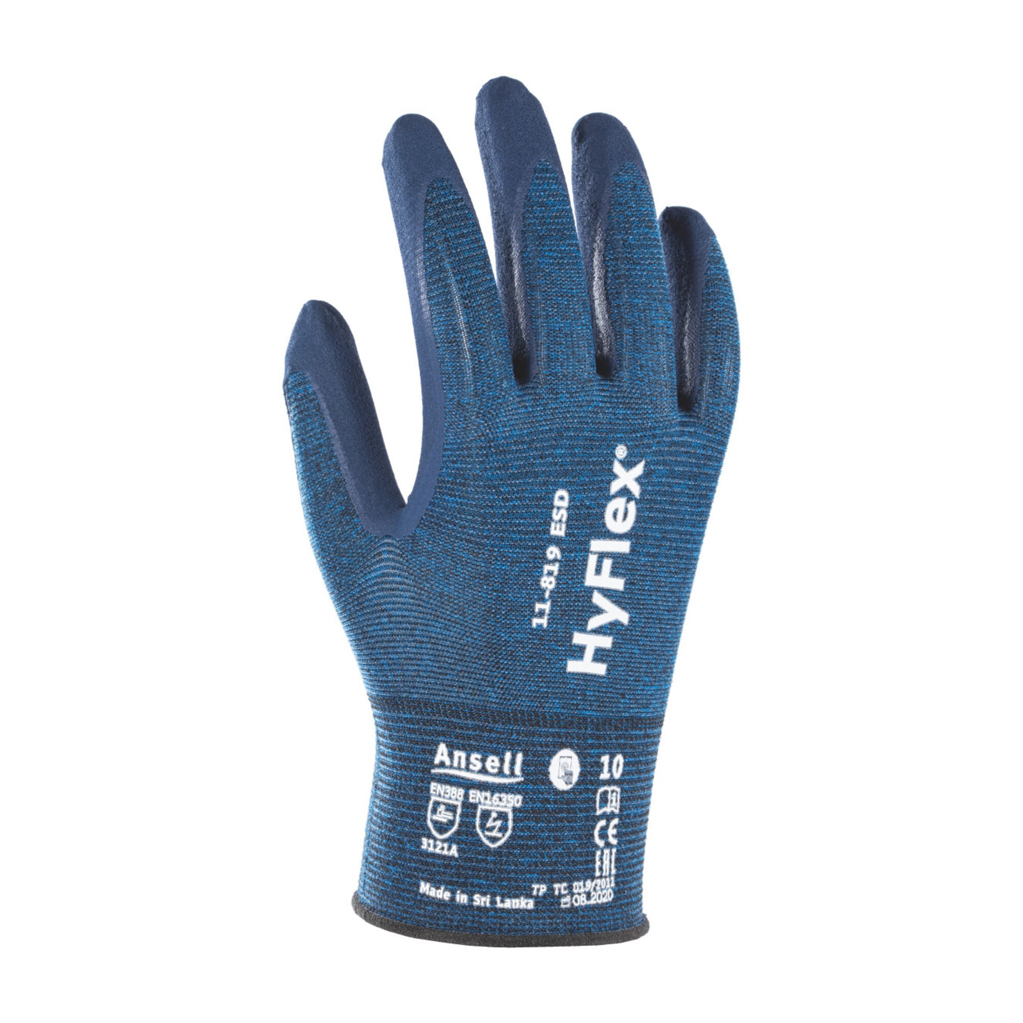 ANSELL Handschuh-Paar HyFlex 11-819 ESD, Handschuhgröße: 8 ; Ansell Health Care