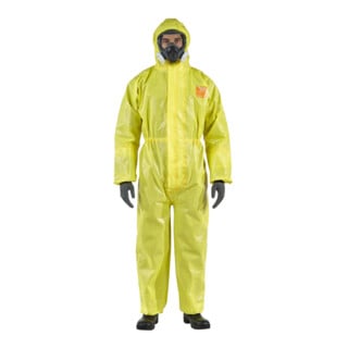 Ansell Schutzoverall Typ 3/4/5 AlphaTec 3000, gelb, Unisex-Größe: 3XL