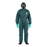 Ansell Schutzoverall Typ 3/4/5 AlphaTec 4000, grün, Unisex-Größe: 2XL