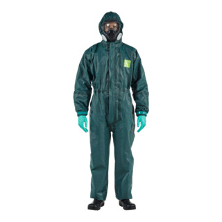 ANSELL Tuta da lavoro tipo 3/4/5 AlphaTec 4000, verde, Tg. Unisex: L