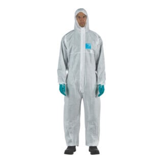 Ansell Tuta protettiva MICROGARD® 1500 PLUS, bianca, cat. III