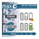 ANSMANN Akkuzelle 9 V 300 mAh 9-V-E-Block 6F22 1-4