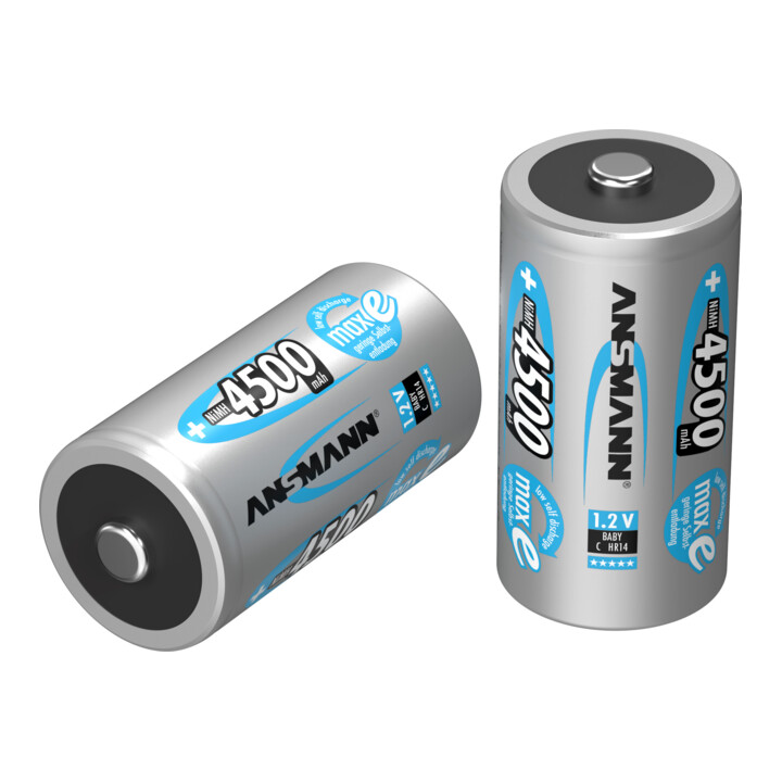 ANSMANN Akkuzelle maxE 1,2 V 4500 mAh R14-C-Baby HR14 2