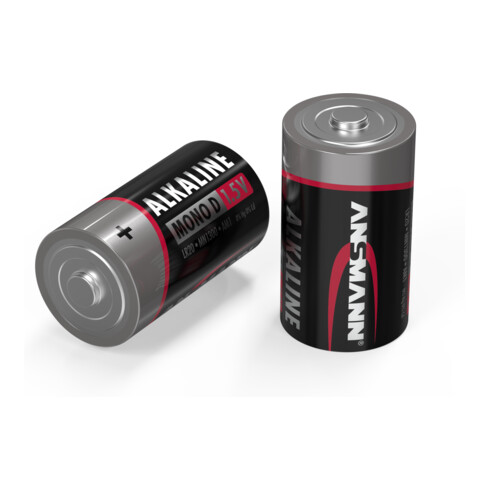 Ansmann Batteria alcalina Mono D / LR20 4pz. termoretraibile