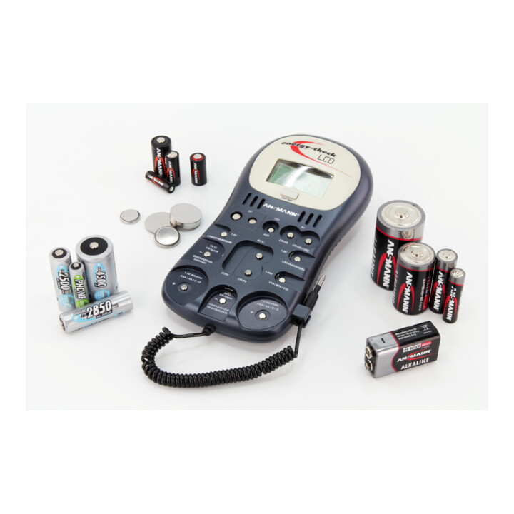 ANSMANN Batterie-Testgerät Energy-Check LCD