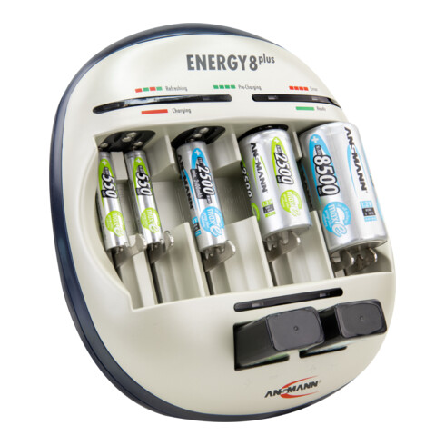 ANSMANN Chargeur, Type : 8PLUS