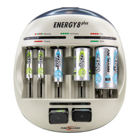 ANSMANN Chargeur, Type : 8PLUS