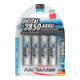 Ansmann Digital NiMH batterie rechargeable Mignon AA type 2850, 2650 mAh, blister de 4-1