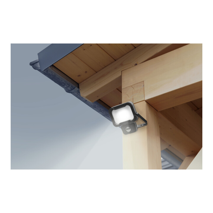 Ansmann Luminary LED-wandschijnwerper PIR 10 W bewegingsmelder, tot 800 lumen WFL800S